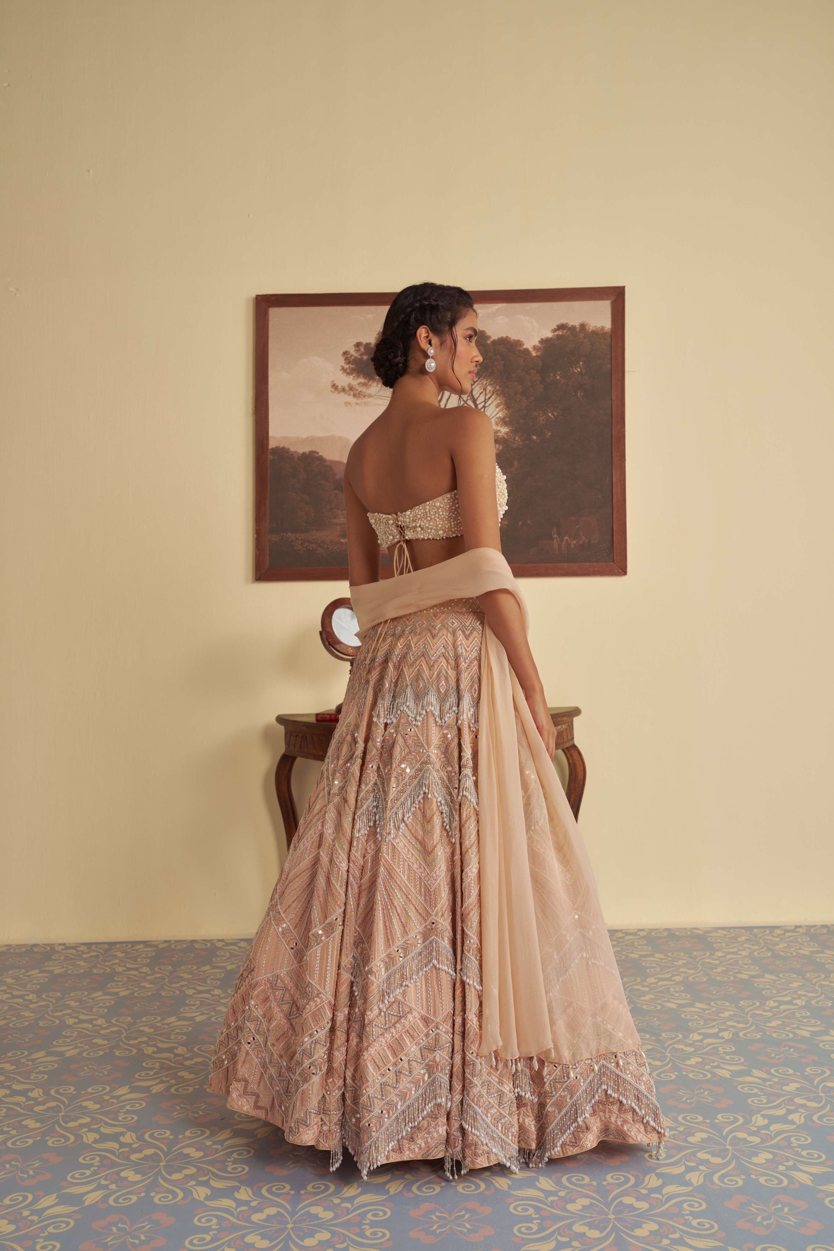 Evelina Pearl lehenga